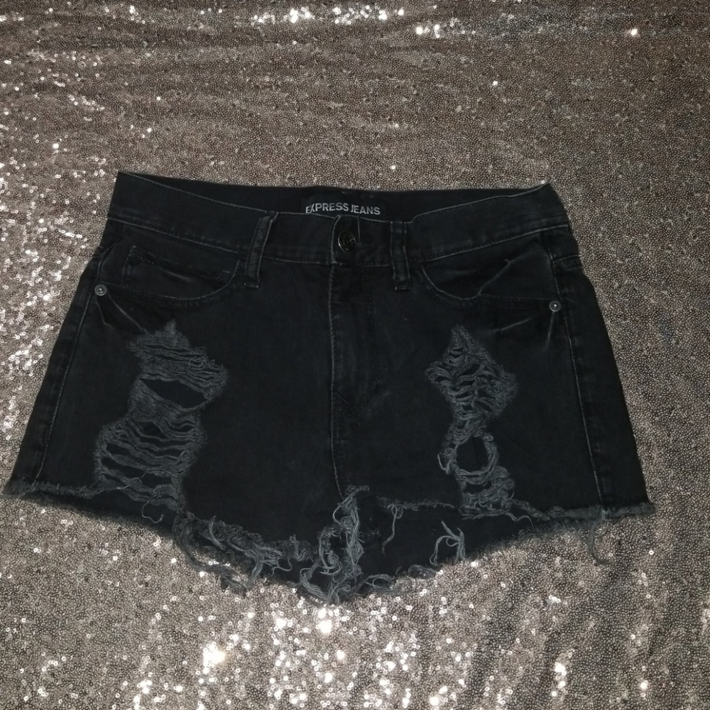 Express Black shorts